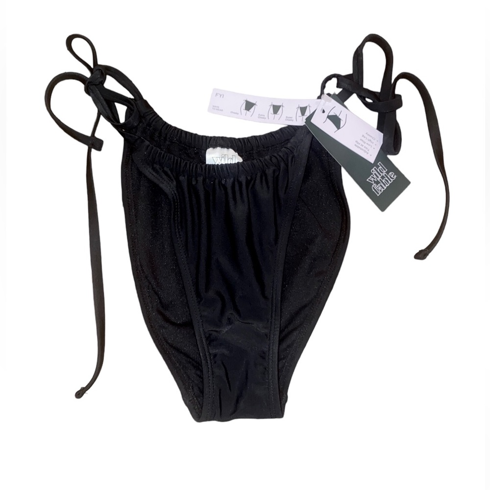 NWT Wild Fable High Leg Bikini Bottom - Size XS